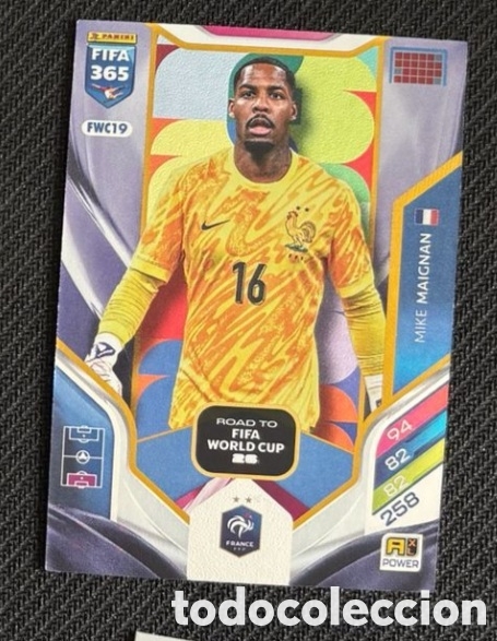 Coleccionismo cromos antiguos: Maignan Francia Carta FIFA 365 Road to FIFA World Cup