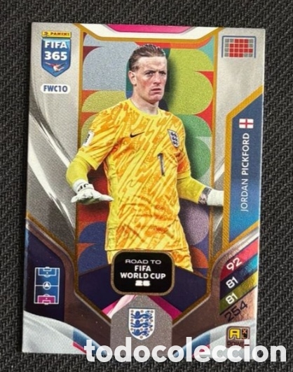 Coleccionismo cromos antiguos: Pickford Inglaterra Carta FIFA 365 Road to FIFA World Cup