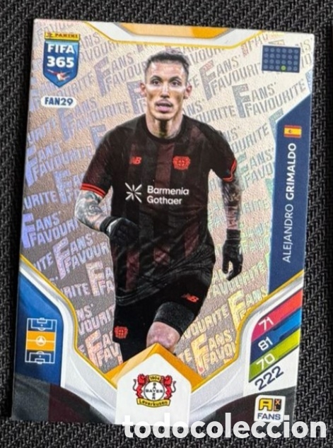 Coleccionismo cromos antiguos: Grimaldo Leverkusen Carta FIFA 365 Road to FIFA World Cup