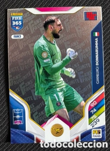 Coleccionismo cromos antiguos: Donnarumma PSG Carta FIFA 365 Road to FIFA World Cup
