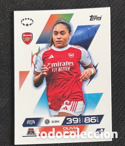 Coleccionismo cromos antiguos: 130 Olivia Smith Arsenal Colecci&oacute;n match attax TOPPS 2025 2026