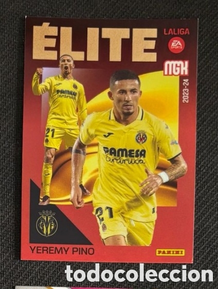 Coleccionismo cromos antiguos: Yeremy Pino VIllarreal ELITE mgk megacracks 2023 2024