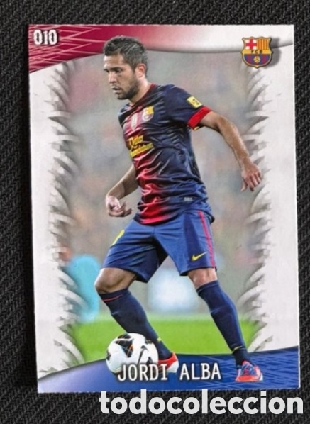 Coleccionismo cromos antiguos: JORDI ALBA FC BARCELONA MUNDICROMO 2013 2014