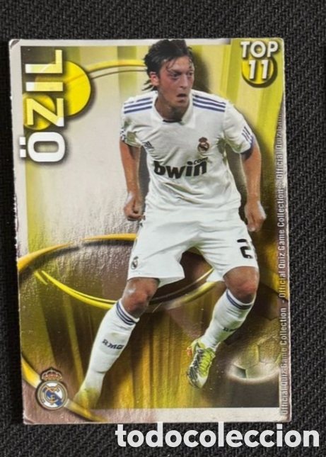 Coleccionismo cromos antiguos: OZIL REAL MADRID Mundicromo las Fichas de la Liga 2010-2011