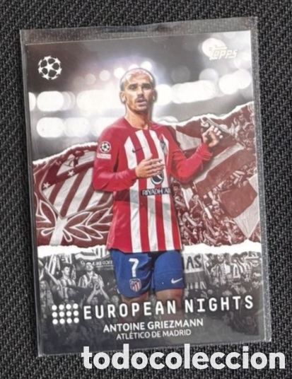 Coleccionismo cromos antiguos: EN 5 GRIEZMANN ATLETICO MADRID 2023-24 Topps UEFA Club Competitions European Nights