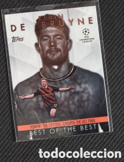 Coleccionismo cromos antiguos: De Bruyne Manchester City Best of the best Topps UEFA Club Competitions 2023-24