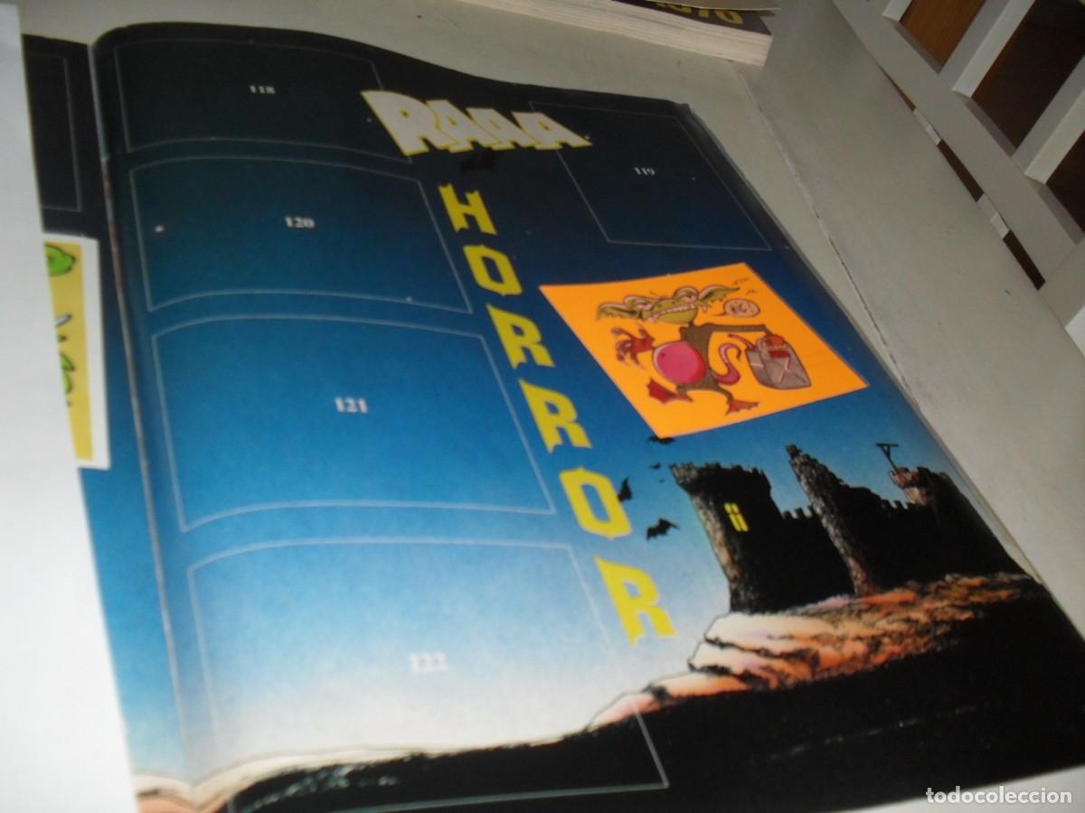 Coleccionismo cromos antiguos: LAMINA 21-22,CON 6 CROMOS,(LEASE)DEL ALBUM STICKER COLLECTION FLU-1,AUGE S.A.1990