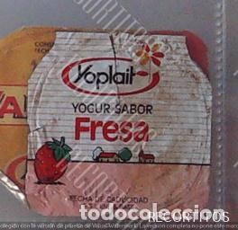 Coleccionismo cromos antiguos: TAPA TAPAS DANONE YOGURTH YOGUR YOGURES TAPADERAS YOPLAIT FRESA