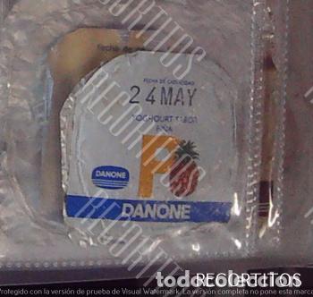 Coleccionismo cromos antiguos: TAPA TAPAS DANONE YOGURTH YOGUR YOGURES TAPADERAS PI&Ntilde;A