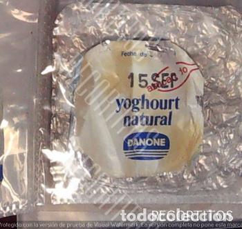 Coleccionismo cromos antiguos: TAPA TAPAS DANONE YOGURTH YOGUR YOGURES TAPADERAS NATURAL AZUCARADO
