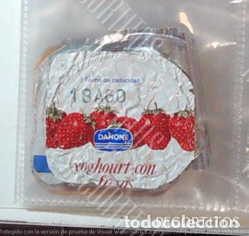 Coleccionismo cromos antiguos: TAPA TAPAS DANONE YOGURTH YOGUR YOGURES TAPADERAS FRESAS