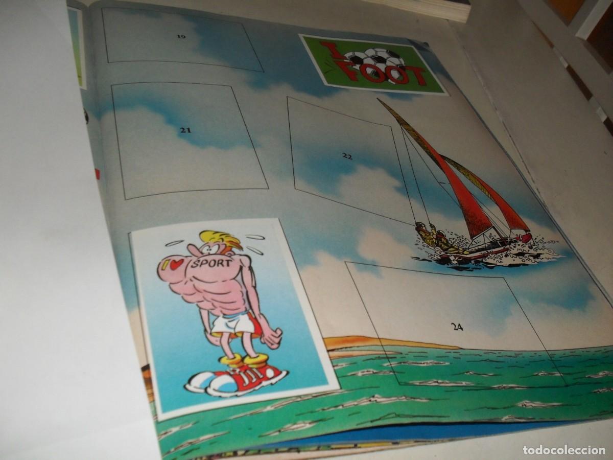 Coleccionismo cromos antiguos: LAMINA 5-6,CON 5 CROMOS,(LEASE)DEL ALBUM STICKER COLLECTION FLU-1,AUGE S.A.1990