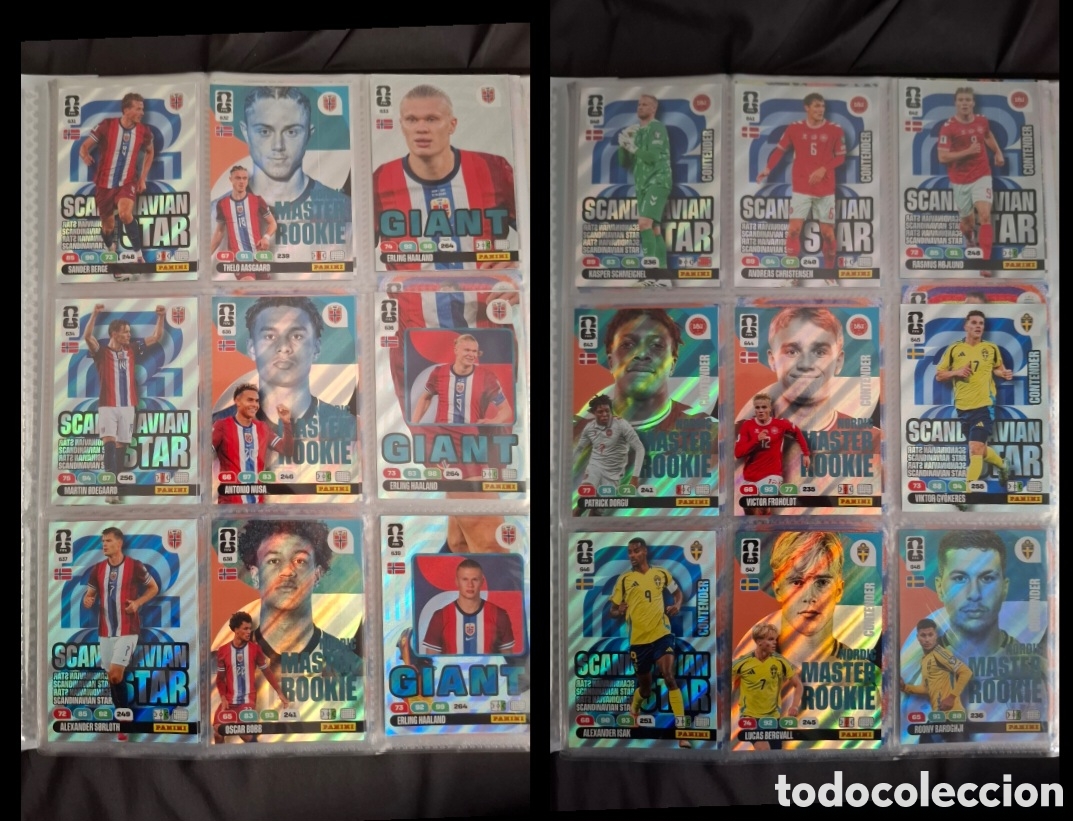 Coleccionismo cromos antiguos: Lote 18 n&oacute;rdicas adrenalyn 2026 mundial nordic