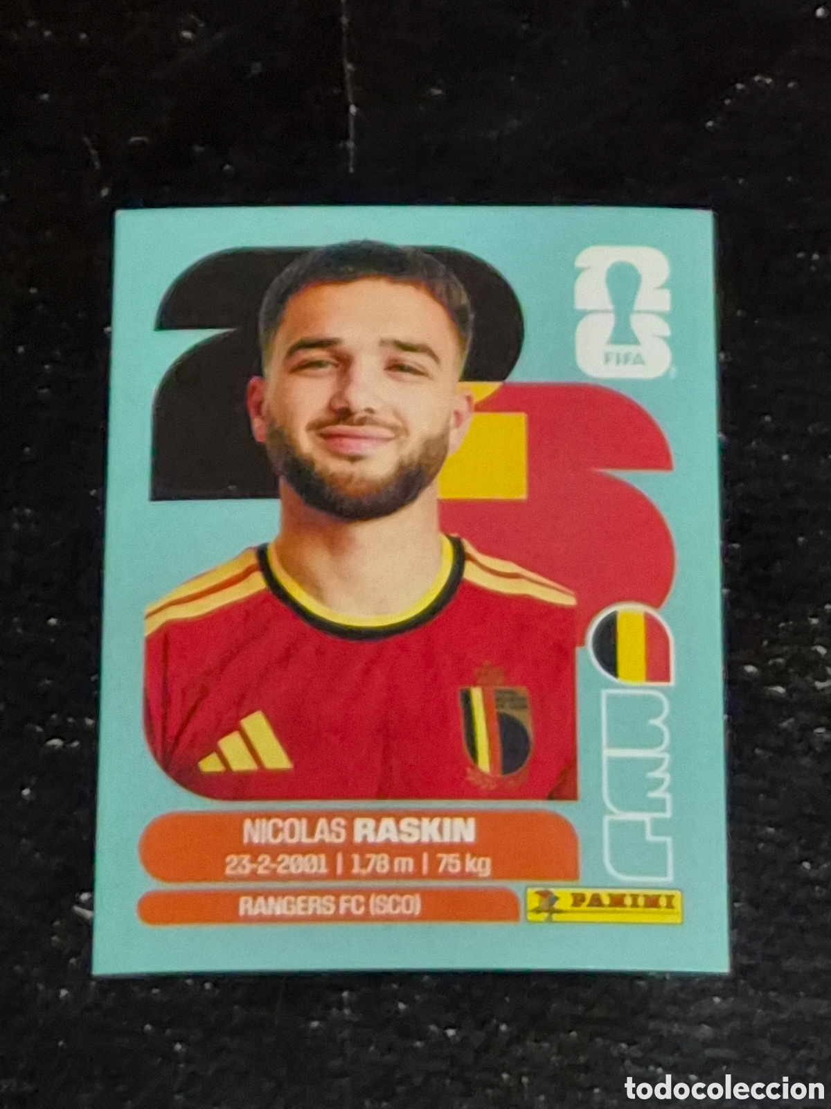 Coleccionismo cromos antiguos: BEL11 - RASKIN, B&Eacute;LGICA FIFA WORLD CUP 2026