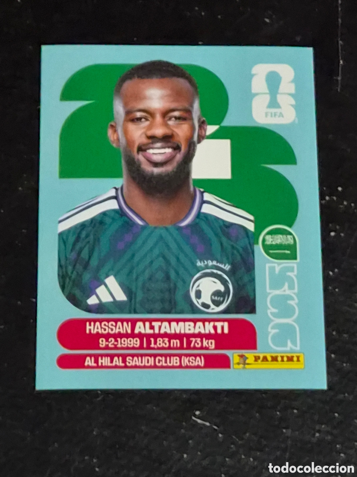 Coleccionismo cromos antiguos: KSA8 - ALTAMBAKTI , ARABIA SAUDITA FIFA WORLD CUP 2026