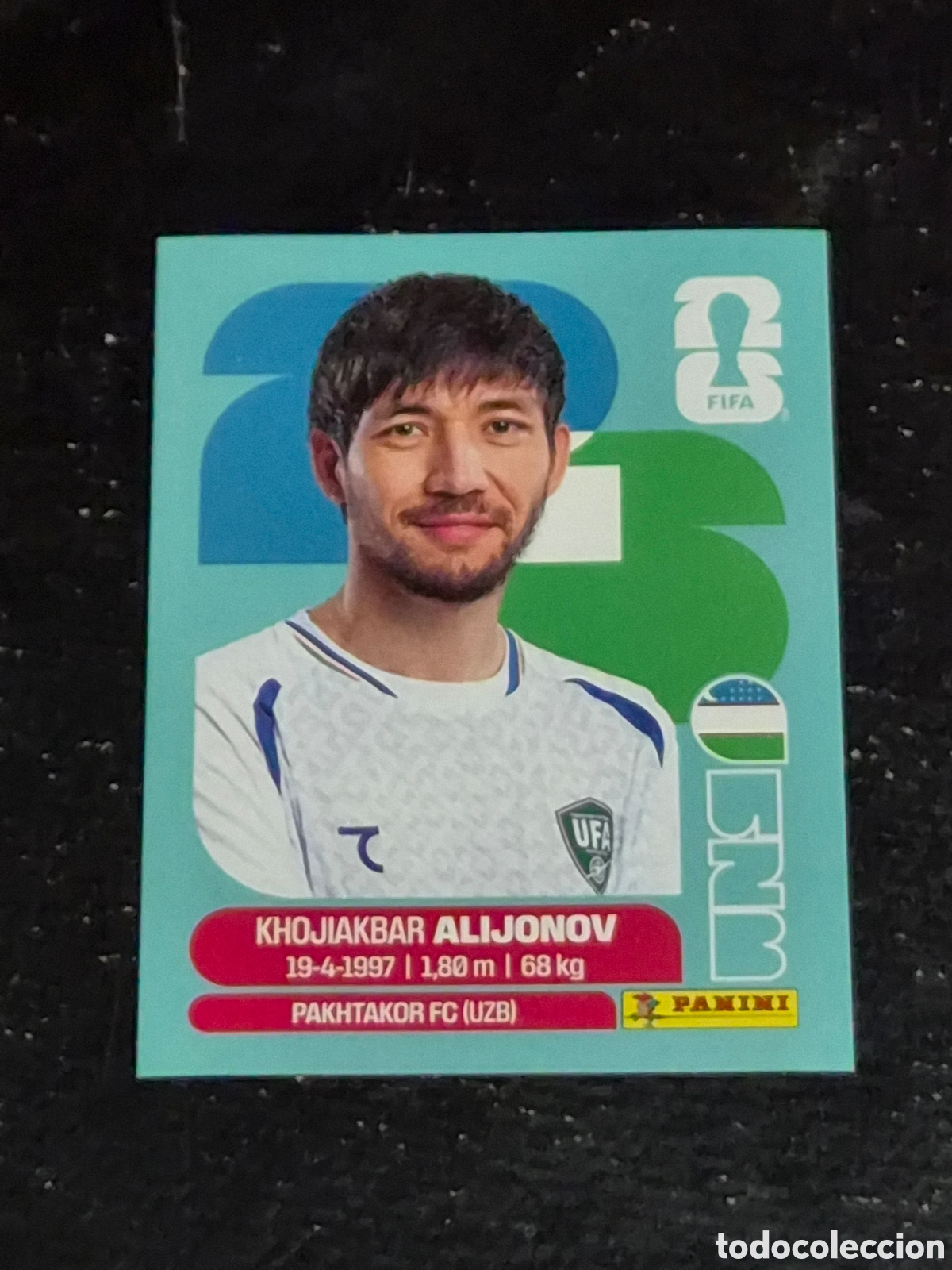 Coleccionismo cromos antiguos: UZB8 - ALIJONOV , UZBEKIST&Aacute;N FIFA WORLD CUP 2026