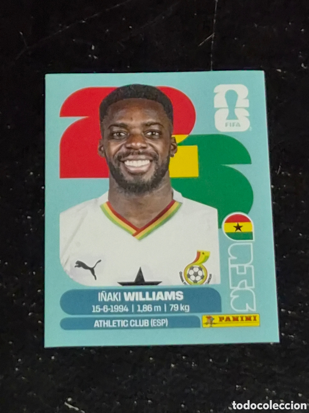 Coleccionismo cromos antiguos: GHA15 - WILLIAMS, GHANA FIFA WORLD CUP 2026