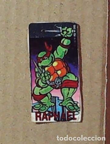 Coleccionismo cromos antiguos: CHICLE BUBBLE GUM LAS TORTUGAS NINJA MUTANT TURTLE RAPHAEL