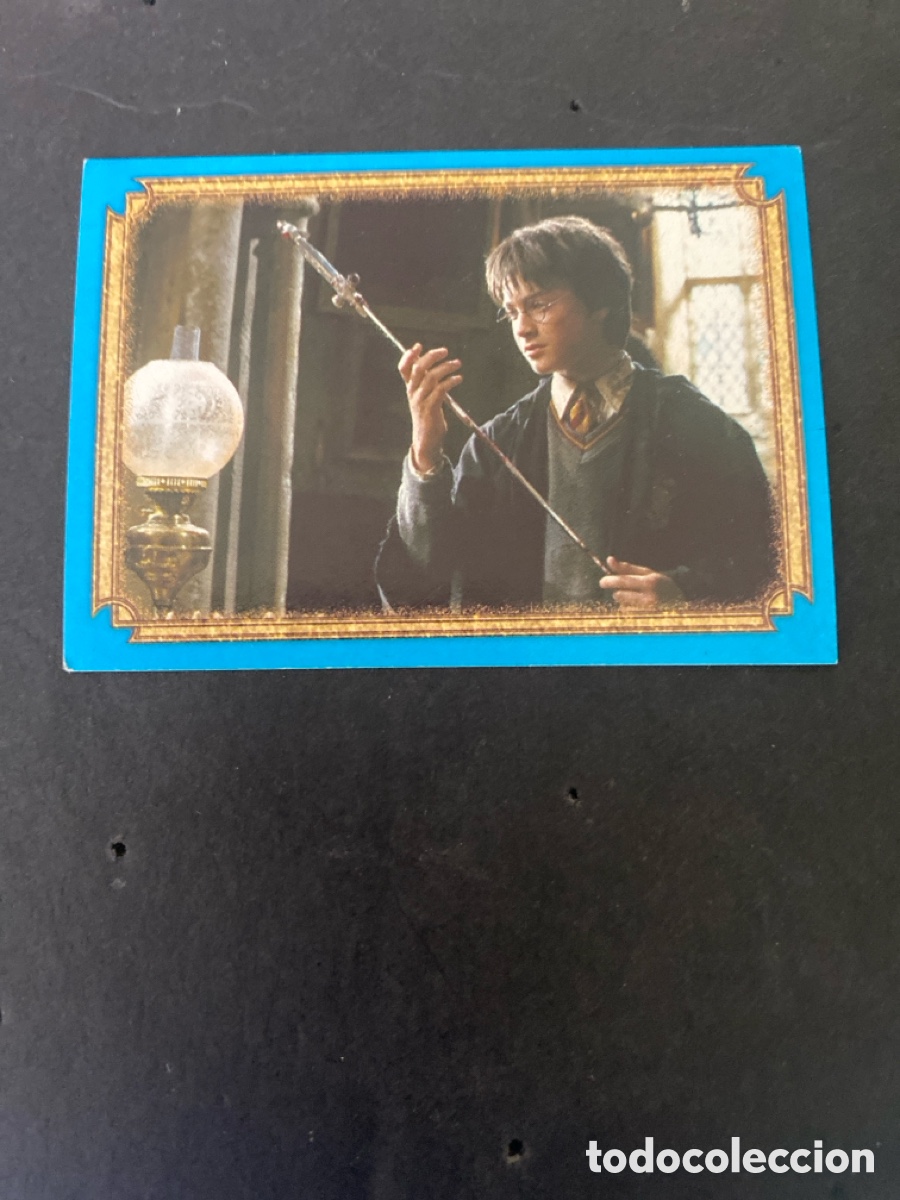 Collectable Antique Stickers: Cromo Harry Potter La c&aacute;mara secreta N* 214