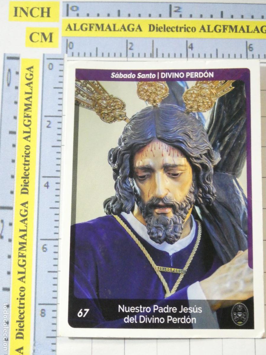 Coleccionismo cromos antiguos: CROMO TARJETA HOLY CARDS SEMANA SANTA SEVILLA 67 NUESTRO PADRE JES&Uacute;S DEL DIVINO PERD&Oacute;N