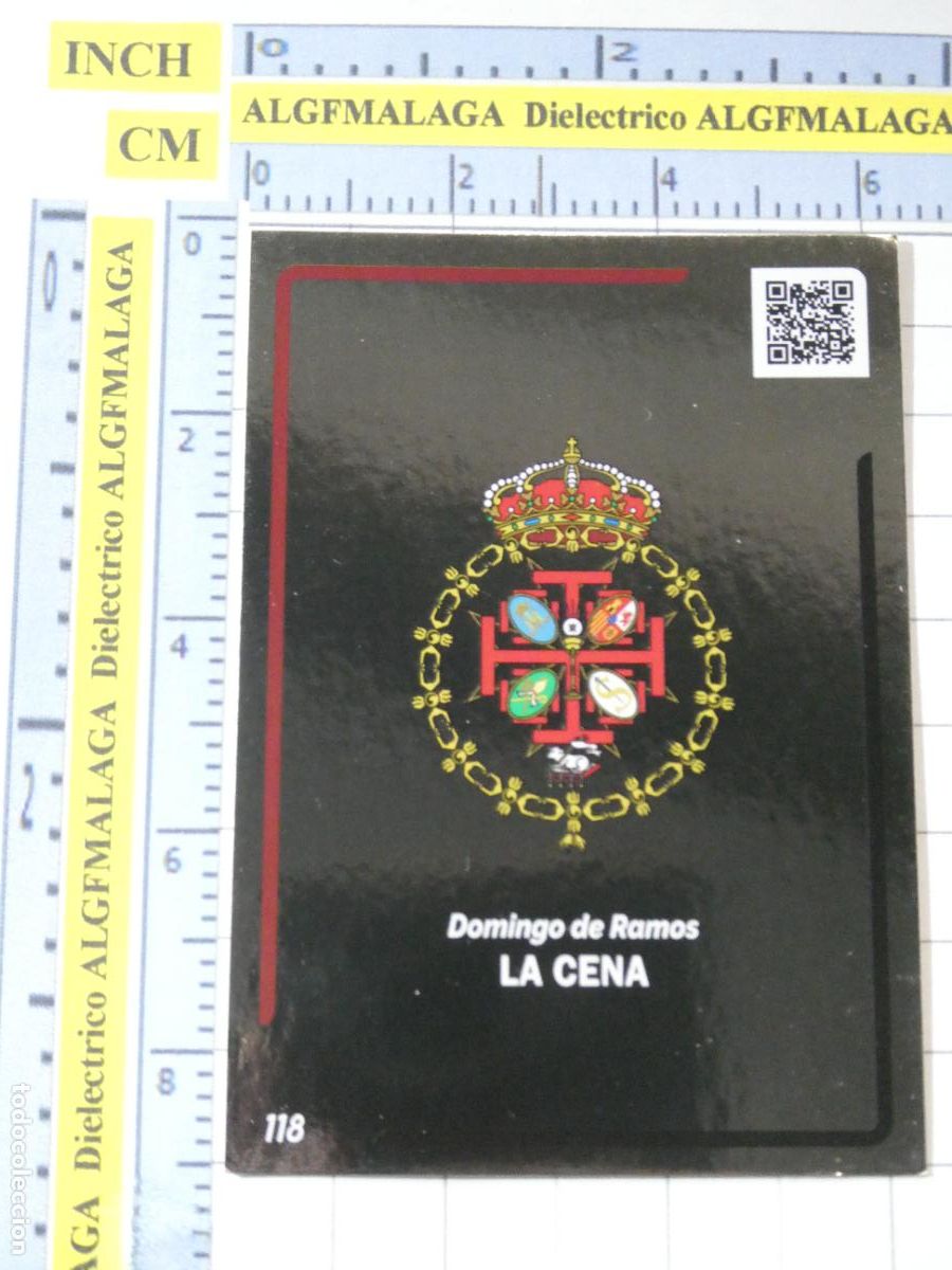Coleccionismo cromos antiguos: CROMO TARJETA HOLY CARDS SEMANA SANTA SEVILLA 118 LA CENA ESCUDO HER&Aacute;LDICO