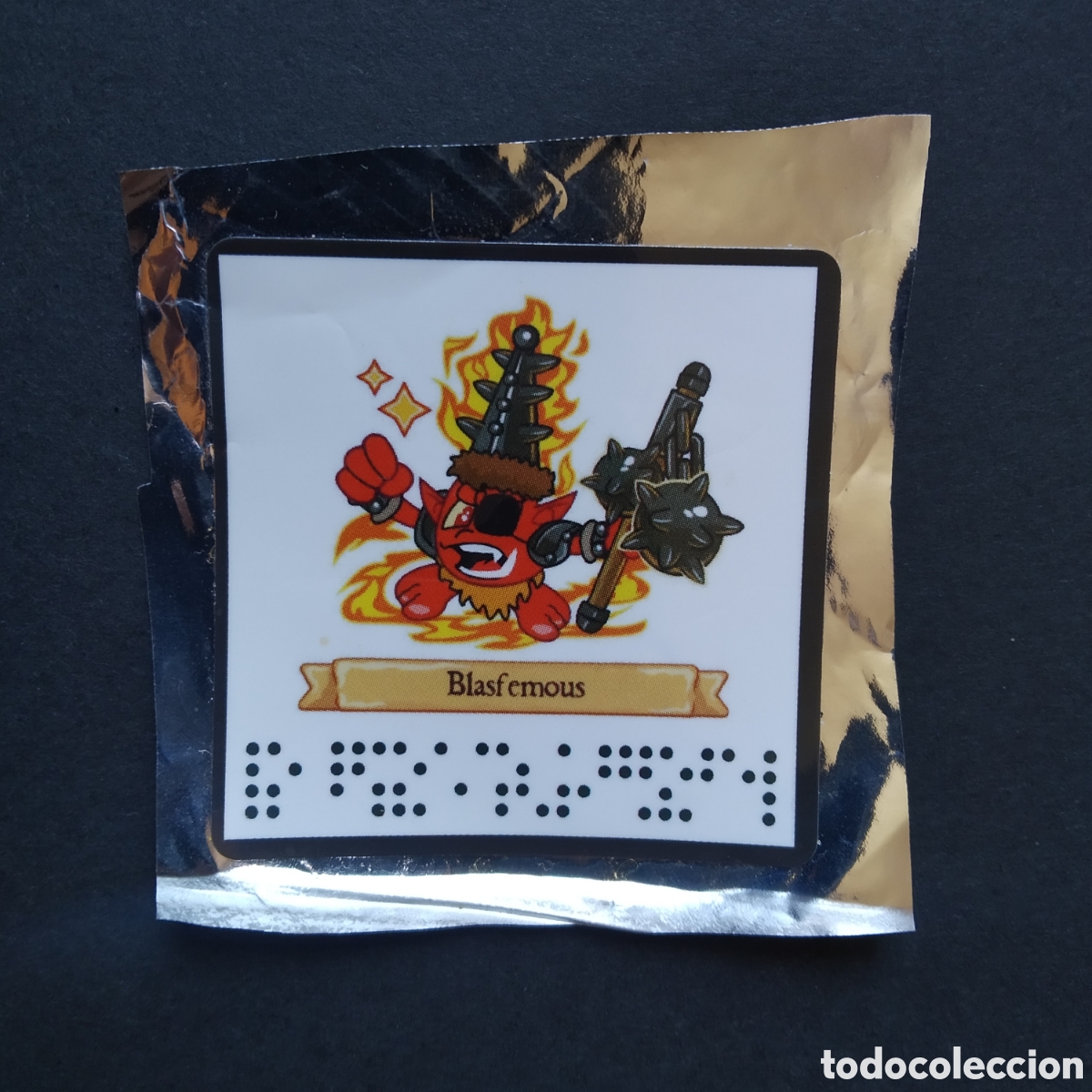 Coleccionismo cromos antiguos: CROMO - BLASFEMOUS - GREFUHEROES (GREFU HEROES), DIARIO DE AVENTURAS - 2019 - GREFUSA