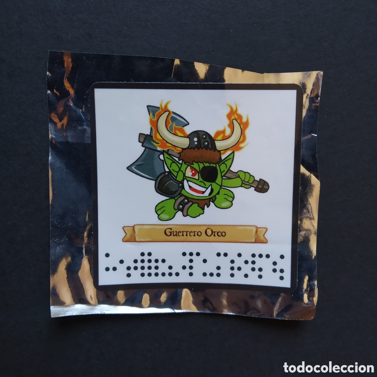 Coleccionismo cromos antiguos: CROMO - GUERRERO ORCO - GREFUHEROES (GREFU HEROES), DIARIO DE AVENTURAS - 2019 - GREFUSA