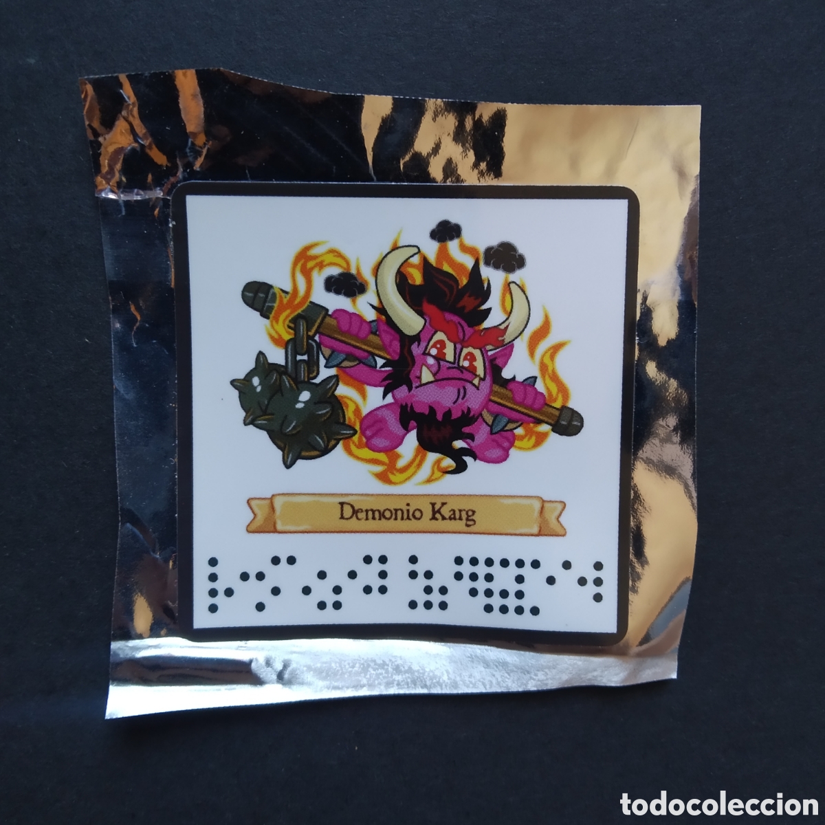 Coleccionismo cromos antiguos: CROMO - DEMONIO KARG - GREFUHEROES (GREFU HEROES), DIARIO DE AVENTURAS - 2019 - GREFUSA