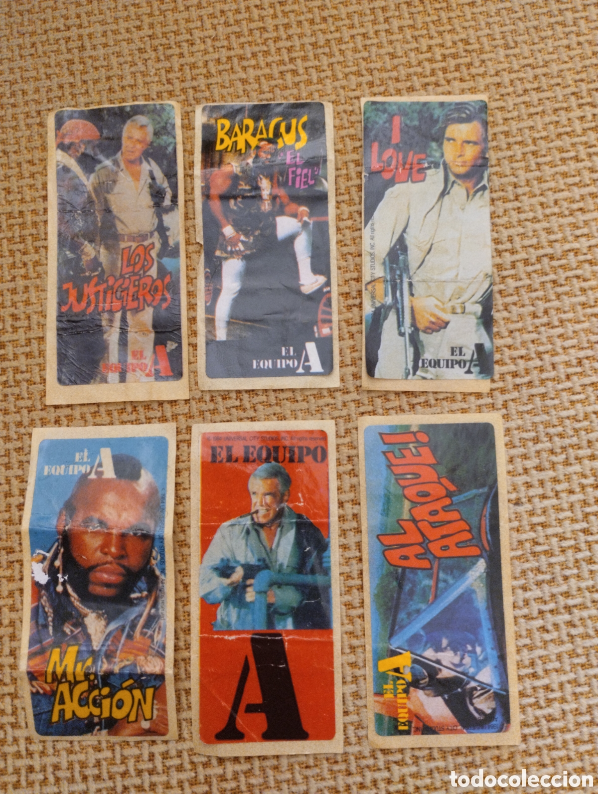 Coleccionismo cromos antiguos: Lote de cromos Chicles El Equipo A