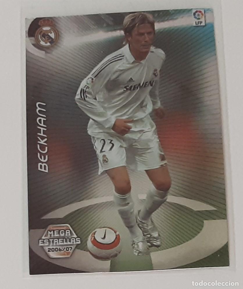 Coleccionismo cromos antiguos: Megacracks mgk 06 07 mega estrellas Beckham real madrid
