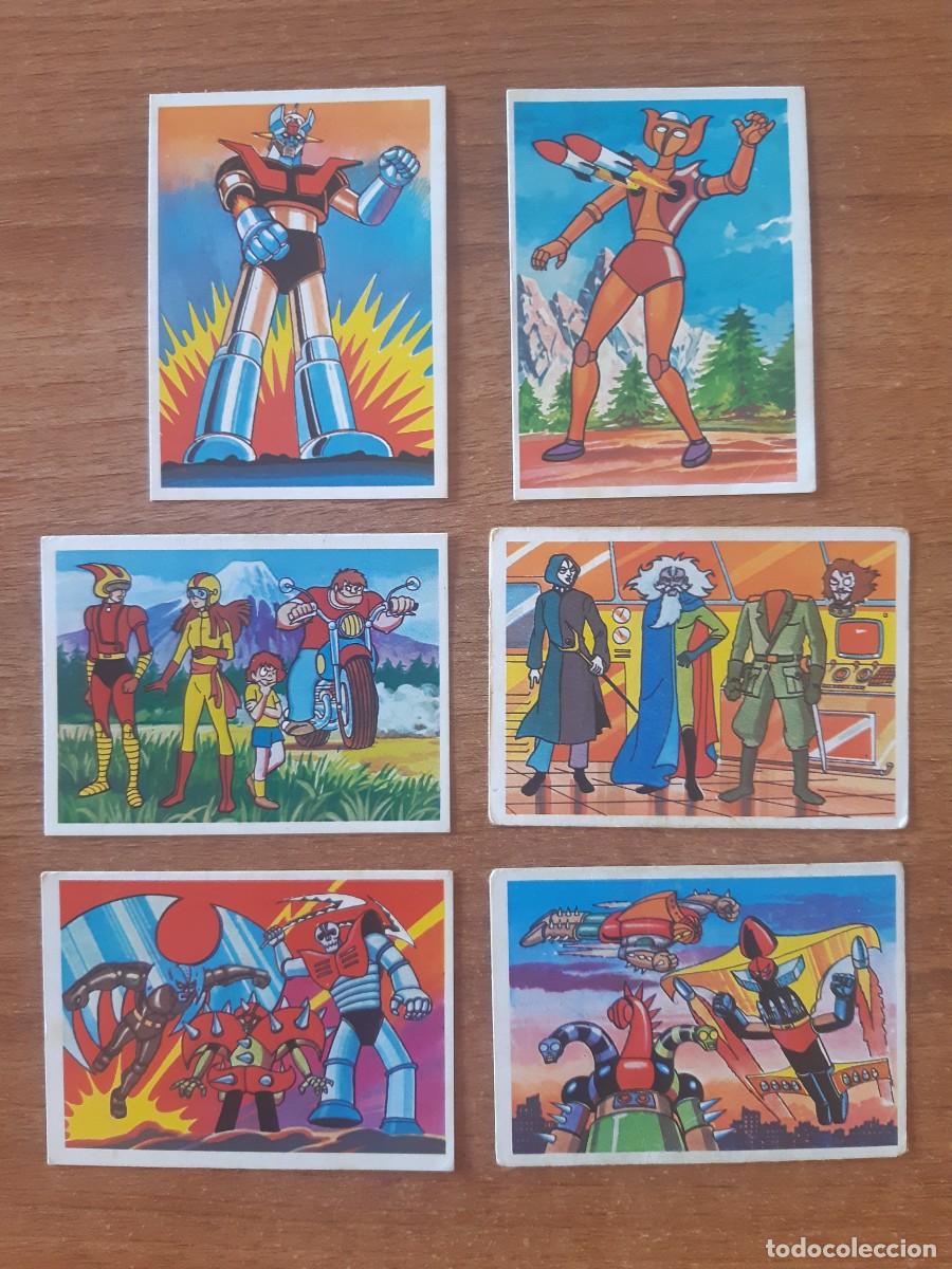Coleccionismo cromos antiguos: LOTE 6 CROMOS MAZINGER Z FESTIVAL DEL DIBUJO ANIMADO PACOSA DOS 1981. SIN PEGAR