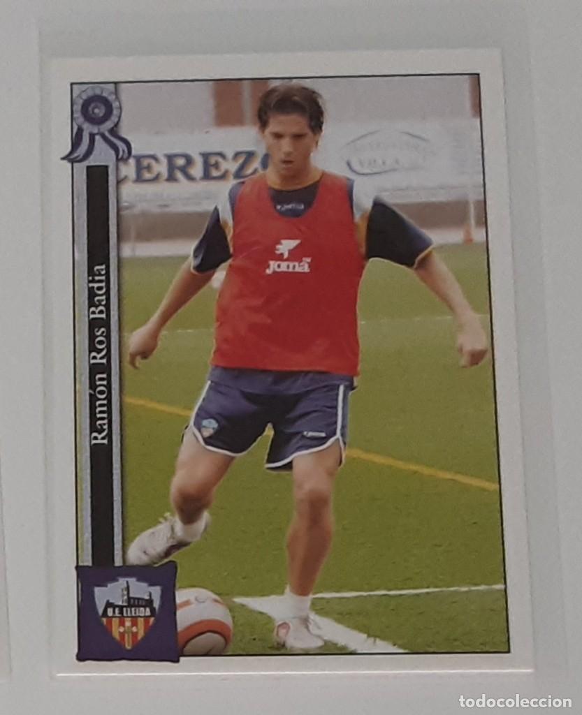 Coleccionismo cromos antiguos: Mundicromo platinum 05 06 ram&oacute;n ros badia uh lleida 1149