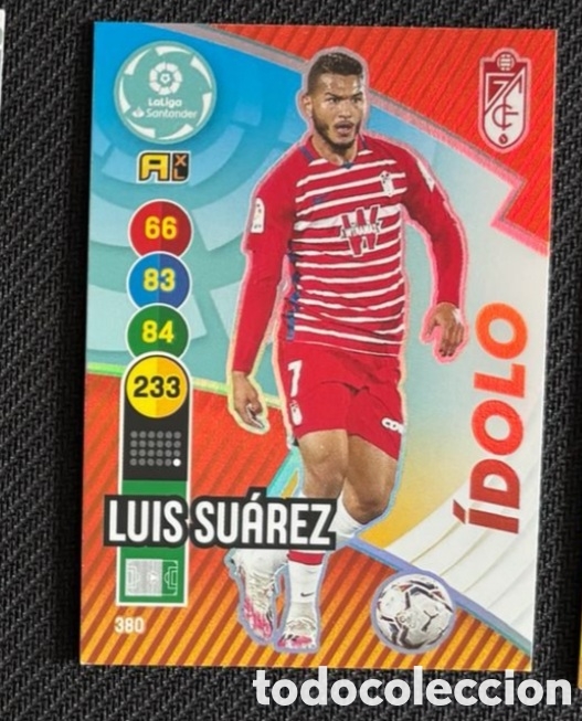 Coleccionismo cromos antiguos: Luis Su&aacute;rez Granada IDOLO Adrenalyn XL LaLiga Santander 2020-21 Panini