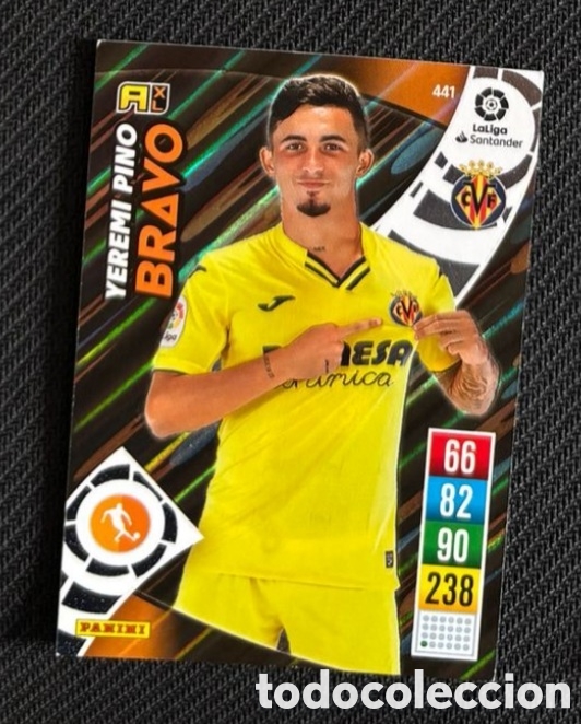 Coleccionismo cromos antiguos: 441 Yeremy Pino Villarreal Panini Adrenalyn XL para La Liga Santander en la temporada 2021-22 BRAVO