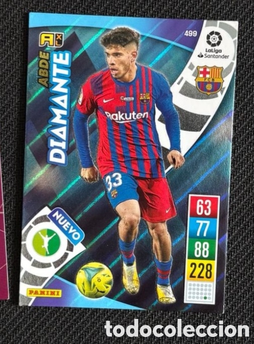 Coleccionismo cromos antiguos: ABDE DIAMANTE FC BARCELONA Panini Adrenalyn XL LaLiga Santander 2021-22