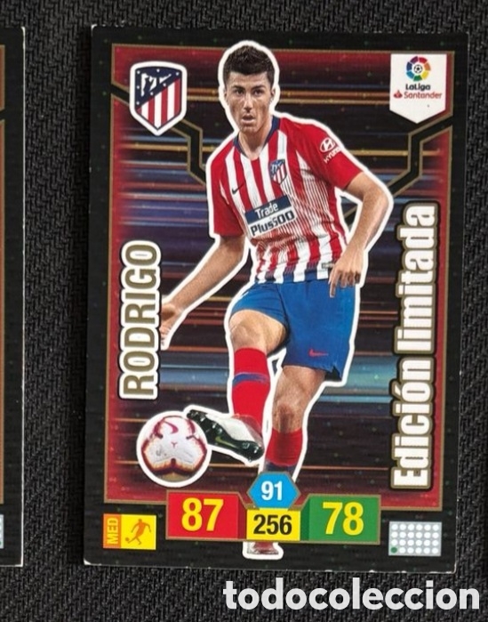 Coleccionismo cromos antiguos: Rodrigo Rodri Atl&eacute;tico de Madrid edici&oacute;n limitada Panini Adrenalyn XL La Liga Santander 2018-19