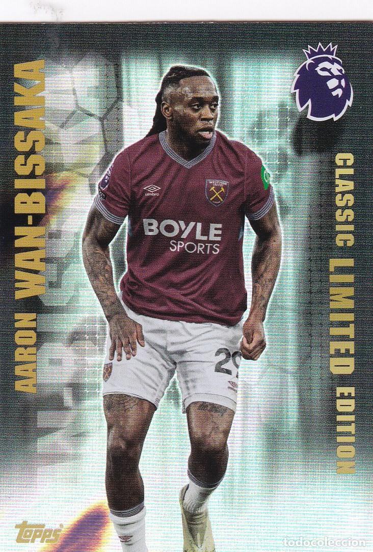 Colecionismo Cromos antigos: cromo LE17 premier league, Aaron Wan-Bissaka, topps, edici&oacute;n limitada