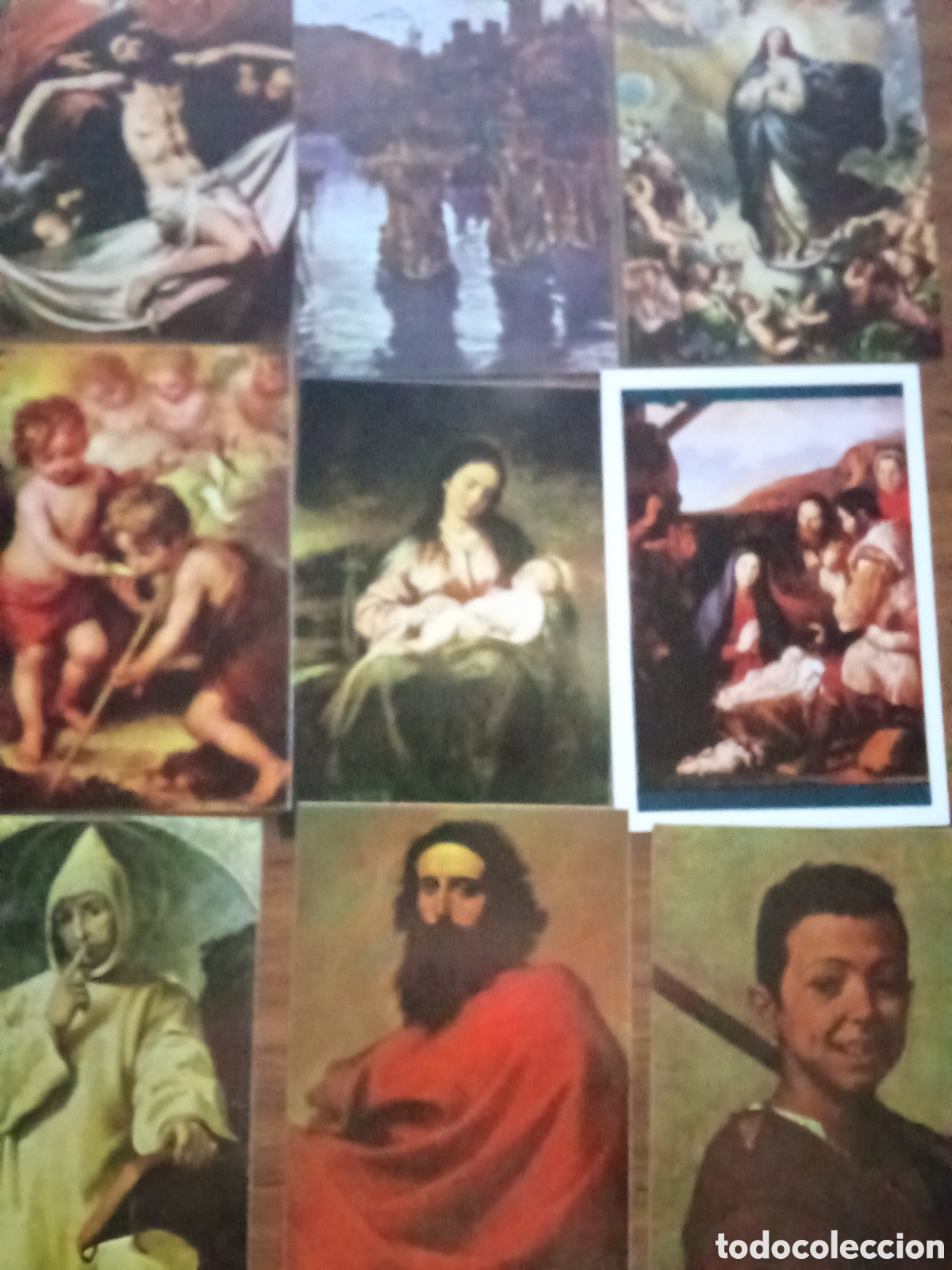 Coleccionismo cromos antiguos: Lote de 80 cromos de La PINTURA ESPA&Ntilde;OLA JMJ