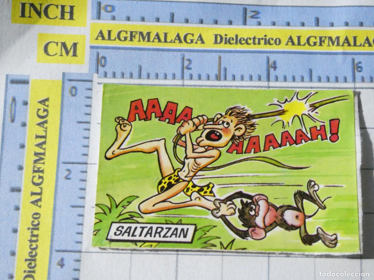 Coleccionismo cromos antiguos: CROMO CROMITO CHUCHER&Iacute;AS PASTELITOS PHOSKITOS BOTIBOING. SALTARZAN