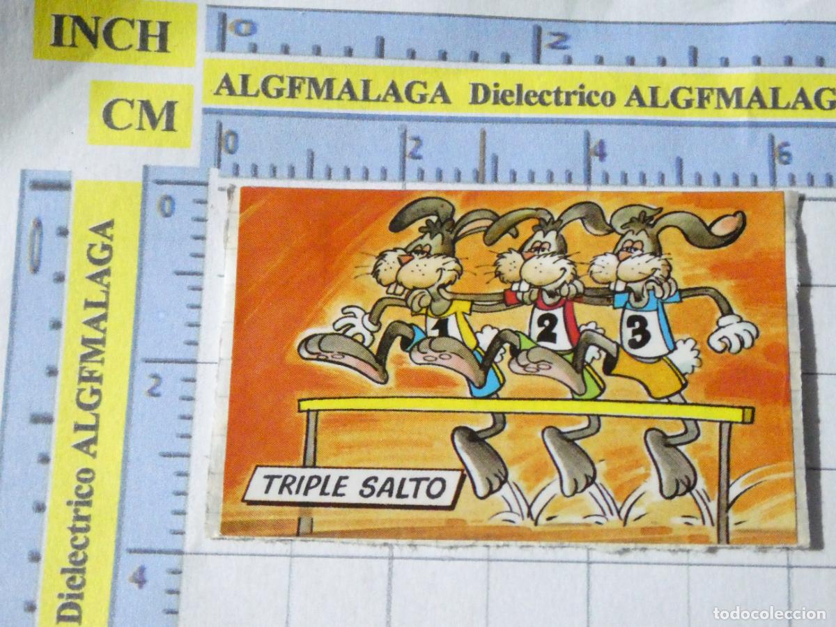 Coleccionismo cromos antiguos: CROMO CROMITO CHUCHER&Iacute;AS PASTELITOS PHOSKITOS BOTIBOING. TRIPLE SANTO