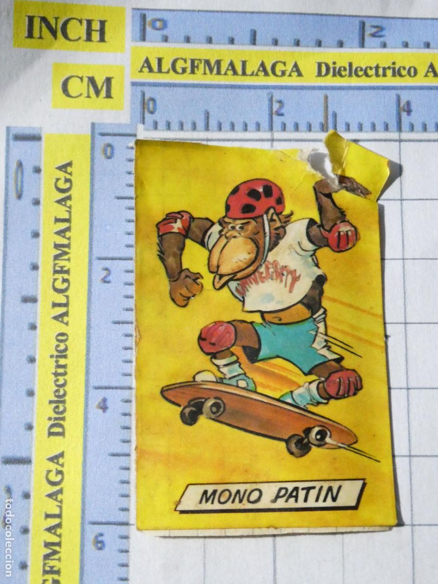 Coleccionismo cromos antiguos: CROMO CROMITO CHUCHER&Iacute;AS PASTELITOS PHOSKITOS BOTIBOING. MONO PAT&Iacute;N