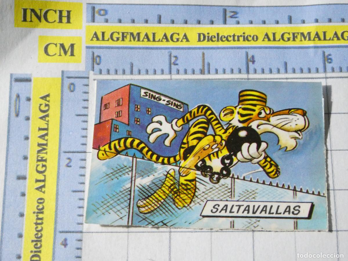 Coleccionismo cromos antiguos: CROMO CROMITO CHUCHER&Iacute;AS PASTELITOS PHOSKITOS BOTIBOING. SALTAVALLAS