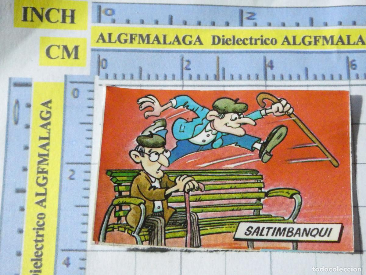 Coleccionismo cromos antiguos: CROMO CROMITO CHUCHER&Iacute;AS PASTELITOS PHOSKITOS BOTIBOING. SALTIMBANQUI