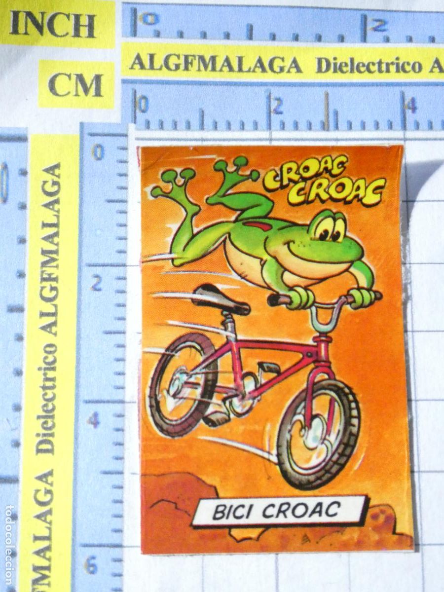 Coleccionismo cromos antiguos: CROMO CROMITO CHUCHER&Iacute;AS PASTELITOS PHOSKITOS BOTIBOING. BICI CROAC