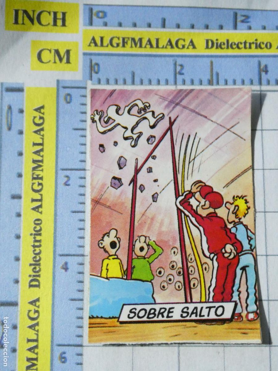 Coleccionismo cromos antiguos: CROMO CROMITO CHUCHER&Iacute;AS PASTELITOS PHOSKITOS BOTIBOING. SOBRE SALTO