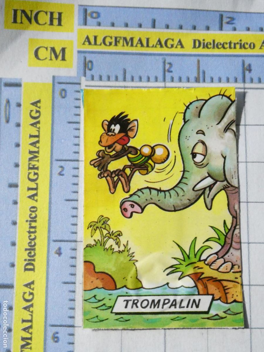 Coleccionismo cromos antiguos: CROMO CROMITO CHUCHER&Iacute;AS PASTELITOS PHOSKITOS BOTIBOING. TROMPALIN