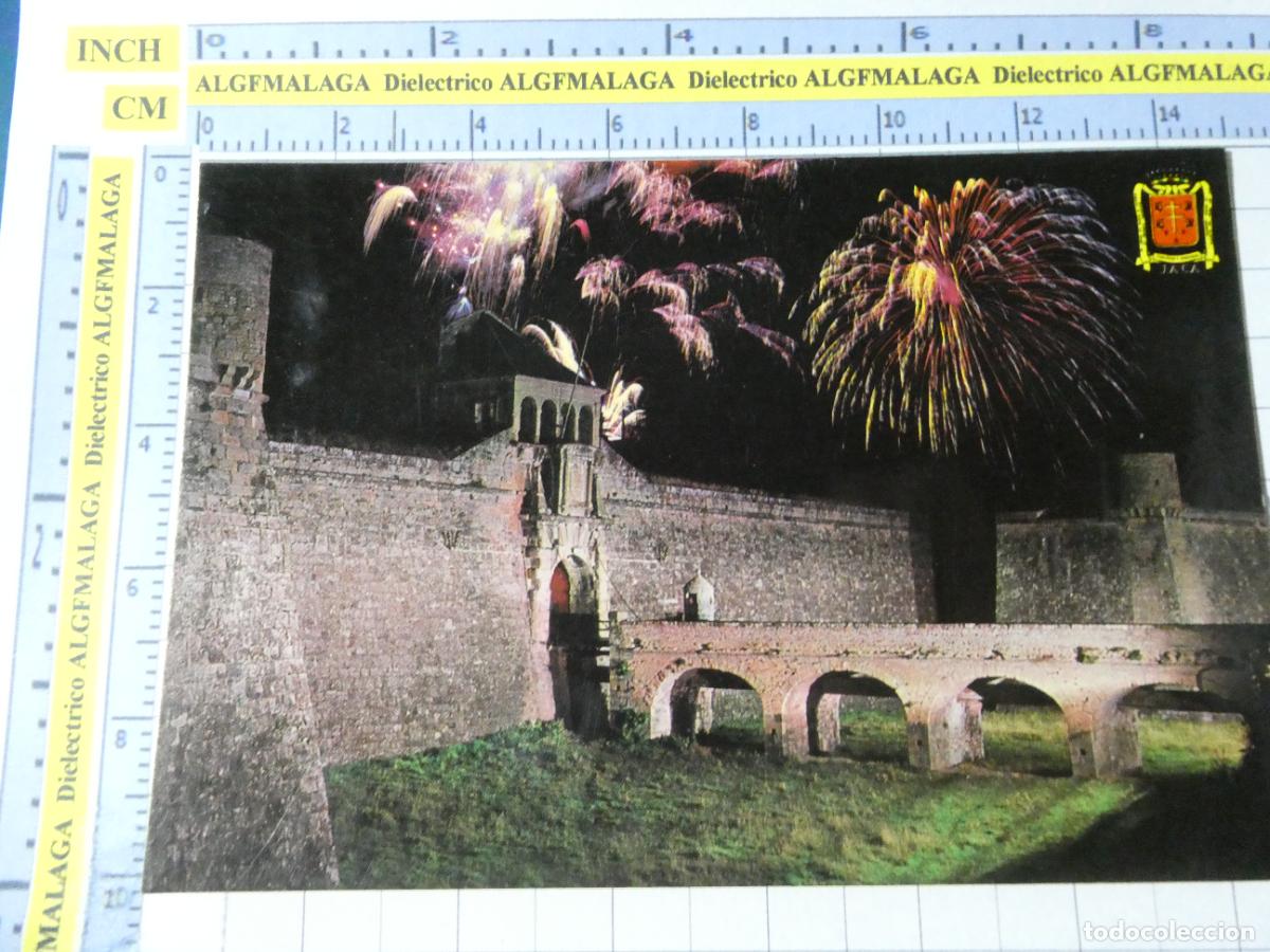 Coleccionismo cromos antiguos: POSTAL DE HUESCA. A&Ntilde;O 1980. JACA CIUDADELA FUEGOS ARTIFICIALES 34 PE&Ntilde;ARROYA. 3781
