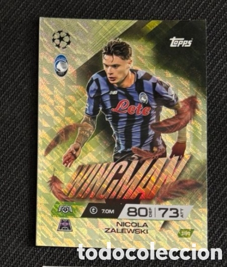 Collectable Antique Stickers: Zalewski Atalanta Wingman Match Attax Extra 2025 2026
