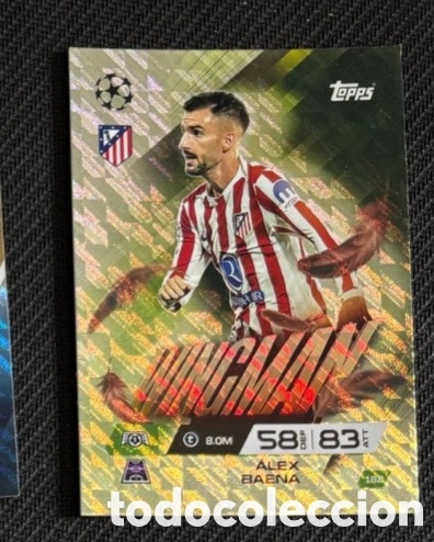 Collectable Antique Stickers: Alex Baena Atl&eacute;tico Madrid Wingman Match Attax Extra 2025 2026