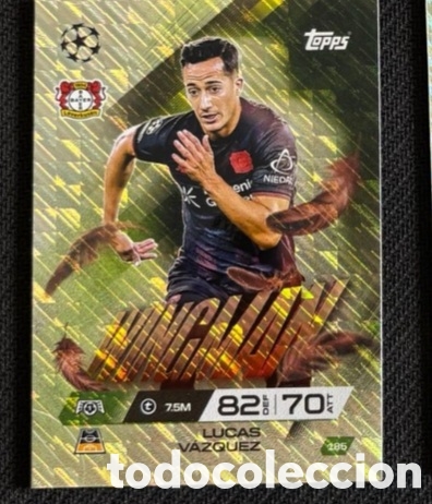 Collectable Antique Stickers: Lucas V&aacute;zquez Leverkusen Wingman Match Attax Extra 2025 2026